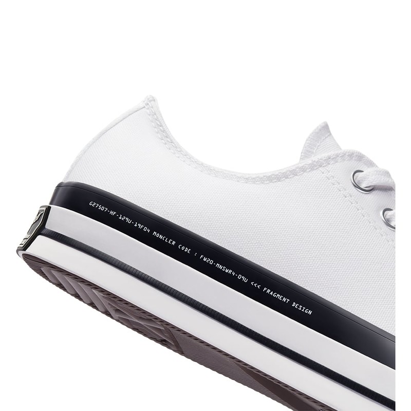 Moncler x Fragment x Converse Chuck 70 Low White | 169070C | Grailify